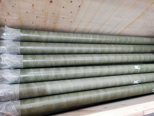 أنابيب الألياف الزجاجية المطلية بالجيل للبناء DIN ASME Standard