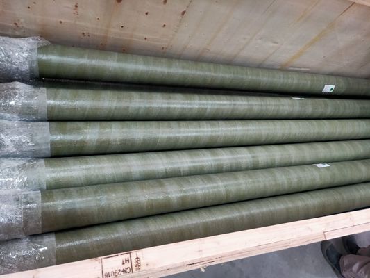 5.8 متر أنابيب الألياف الزجاجية 2.5mm سميكة أنابيب الألياف الزجاجية المقوية