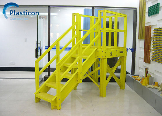المنتجات المضغوطة من FRP الصفراء 60MPa-80MPa